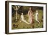 Detail of Garden of Earthly Delights, no.1, c.1505-Hieronymus Bosch-Framed Giclee Print