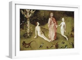 Detail of Garden of Earthly Delights, no.1, c.1505-Hieronymus Bosch-Framed Giclee Print