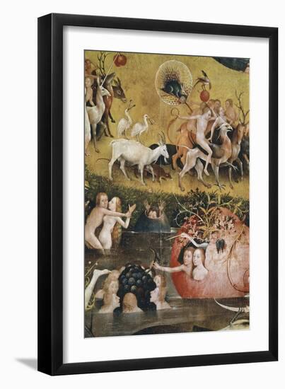 Detail of Garden of Earthly Delights, no.5, c.1505-Hieronymus Bosch-Framed Giclee Print