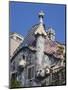 Detail of Gaudi's Casa Batllo, Barcelona, Spain-Jeanne Rawlings-Mounted Photographic Print