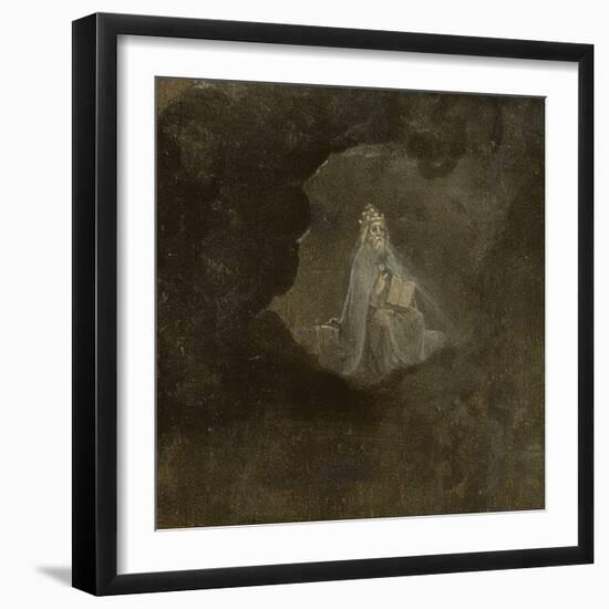 Detail of God from the Creation of the World-Hieronymus Bosch-Framed Giclee Print