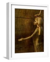 Detail of Goddess Selket, Pharaoh Tutankhamun, Egyptian Museum, Egypt-Kenneth Garrett-Framed Photographic Print
