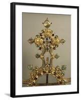 Detail of Gold and Gems Cross with Relics of Passion-null-Framed Giclee Print