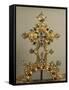 Detail of Gold and Gems Cross with Relics of Passion-null-Framed Stretched Canvas