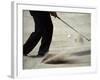 Detail of Golfer Blasting Out of Sand Trap-null-Framed Photographic Print
