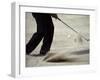 Detail of Golfer Blasting Out of Sand Trap-null-Framed Photographic Print