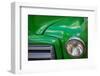 Detail of green classic American GMC truck in Trinidad, Cuba-Janis Miglavs-Framed Photographic Print