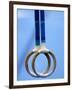 Detail of Gymnastics Rings, Athens, Greece-Steven Sutton-Framed Photographic Print