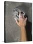 Detail of Hand on Wall Climbing Grip-null-Stretched Canvas