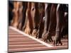 Detail of Hands at the Start of 100M Race-Steven Sutton-Mounted Photographic Print