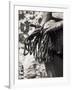 Detail of Hands with Climbing Equipments-Paul Sutton-Framed Photographic Print