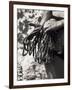 Detail of Hands with Climbing Equipments-Paul Sutton-Framed Photographic Print