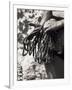 Detail of Hands with Climbing Equipments-Paul Sutton-Framed Photographic Print