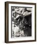 Detail of Hands with Climbing Equipments-Paul Sutton-Framed Photographic Print