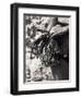 Detail of Hands with Climbing Equipments-Paul Sutton-Framed Photographic Print