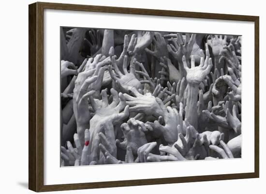 Detail of Hands-Stuart Black-Framed Photographic Print