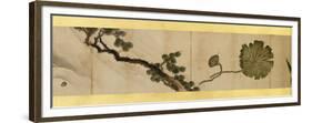 Detail of Handscroll with Miscellaneous Images, Edo Period, 1839-Katsushika Hokusai-Framed Premium Giclee Print