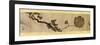 Detail of Handscroll with Miscellaneous Images, Edo Period, 1839-Katsushika Hokusai-Framed Premium Giclee Print