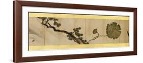 Detail of Handscroll with Miscellaneous Images, Edo Period, 1839-Katsushika Hokusai-Framed Giclee Print