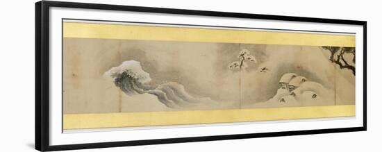 Detail of Handscroll with Miscellaneous Images, Edo Period, 1839-Katsushika Hokusai-Framed Premium Giclee Print