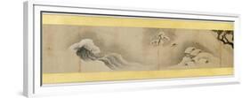 Detail of Handscroll with Miscellaneous Images, Edo Period, 1839-Katsushika Hokusai-Framed Premium Giclee Print