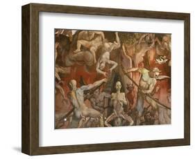 Detail of Hell from Last Judgment, Fresco Cycle-Frederico Zuccaro-Framed Photographic Print