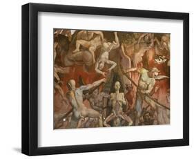 Detail of Hell from Last Judgment, Fresco Cycle-Frederico Zuccaro-Framed Photographic Print