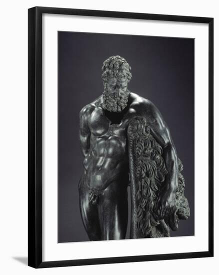 Detail of Herakles Resting by Lysippos-null-Framed Photographic Print