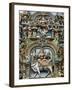 Detail of Hindu Carvings, Sri Meenakshi Sundareshwara Temple, Madurai, Tamil Nadu, India, Asia-Stuart Black-Framed Photographic Print