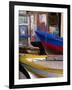 Detail of Hulls of Rinella Fishing Boats, Rinella, Sicily, Italy-Dallas Stribley-Framed Photographic Print