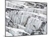 Detail of Ice Crevasses at Columbia Glacier, Alaska.-Ethan Welty-Mounted Photographic Print