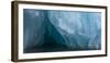 Detail of iceberg, Haakon VII Land, Spitsbergen, Svalbard, Norway-Panoramic Images-Framed Photographic Print