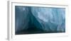 Detail of iceberg, Haakon VII Land, Spitsbergen, Svalbard, Norway-Panoramic Images-Framed Photographic Print