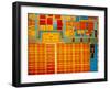 Detail of Integrated Circuit, Intel Museum, Santa Clara, California, Usa-Walter Bibikow-Framed Photographic Print