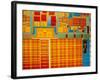 Detail of Integrated Circuit, Intel Museum, Santa Clara, California, Usa-Walter Bibikow-Framed Photographic Print