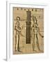 Detail of Isis and Horus from Sculptural Program of the Temple of Isis at Philae-Tibor Bognár-Framed Photographic Print