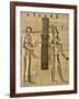 Detail of Isis and Horus from Sculptural Program of the Temple of Isis at Philae-Tibor Bognár-Framed Photographic Print