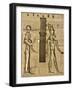 Detail of Isis and Horus from Sculptural Program of the Temple of Isis at Philae-Tibor Bognár-Framed Photographic Print