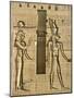 Detail of Isis and Horus from Sculptural Program of the Temple of Isis at Philae-Tibor Bognár-Mounted Photographic Print