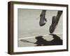 Detail of Ivan Lendl's (USA) Feet During a Serve at the 1987 US Open Tennis Championships-null-Framed Photographic Print