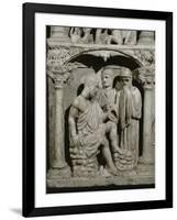 Detail of Job from the Sarcophagus of Junius Bassus-null-Framed Giclee Print