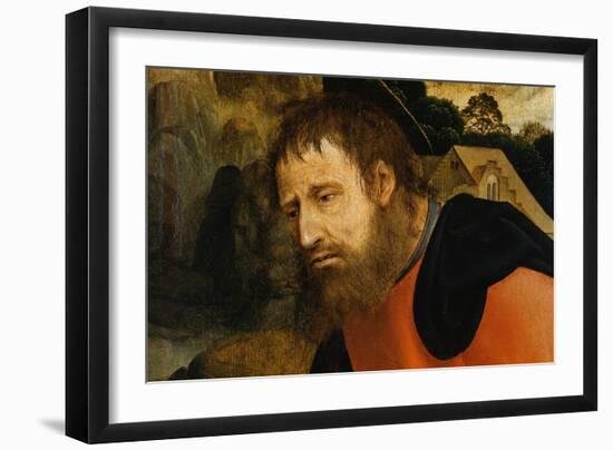 Detail of Joseph from The Rest on the Flight into Egypt-Quentin Massys-Framed Premium Giclee Print