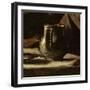 Detail of Jug from Supper at Emmaus, 1606 (Oil on Canvas)-Michelangelo Merisi da Caravaggio-Framed Giclee Print