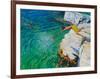 Detail of Jumping into the Sea, Plates, Skiathos, 2015-Andrew Macara-Framed Giclee Print