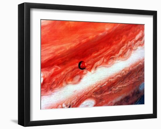 Detail of Jupiter and its Inner Satellite Lo-null-Framed Giclee Print