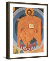 Detail of Last Judgment Fresco at Monastery of Saint-Antoine-le-Grand-Pascal Deloche-Framed Photographic Print