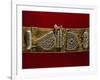 Detail of Leather Belt with Filigreed Silver Elements, Two Kitab Amulets, Purse and Kohl Door-null-Framed Giclee Print