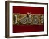 Detail of Leather Belt with Filigreed Silver Elements, Two Kitab Amulets, Purse and Kohl Door-null-Framed Giclee Print