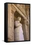 Detail of Library of Celsus, Ephesus, Anatolia, Turkey, Asia Minor, Eurasia-Neil Farrin-Framed Stretched Canvas