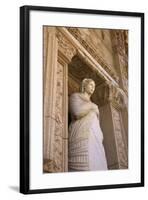 Detail of Library of Celsus, Ephesus, Anatolia, Turkey, Asia Minor, Eurasia-Neil Farrin-Framed Photographic Print